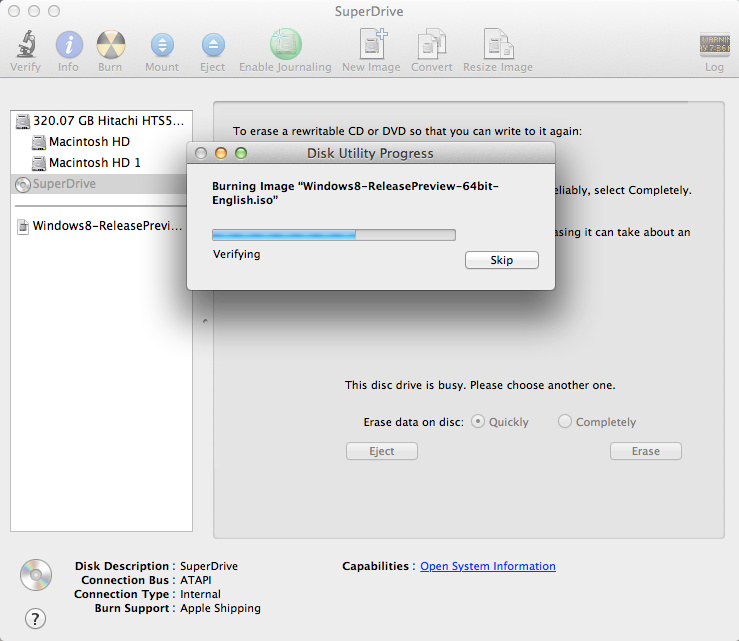 create a bootable windows cd for mac